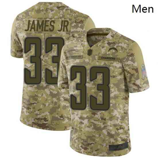 Chargers 33 Derwin James Jr Camo Men Stitched Football Limited 2018 Salute To Service Jersey